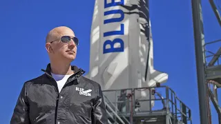 Blue Origin launch with Jeff Bezos and crew -- Watch party