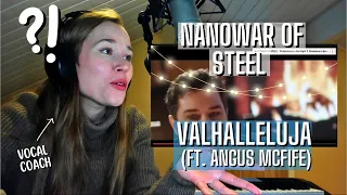 Finnish Vocal Coach Reacts: NANOWAR OF STEEL - Valhalleluja (ft. Angus McFife from Gloryhammer) (CC)