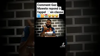 Comment @Gaz Mawete répondait à l'appel en classe 📘 📙 📚 📃😂 #comedie #gazmawete #congolais
