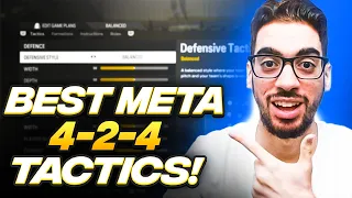 BEST META 424 FORMATION & CUSTOM TACTICS | FC 24 Ultimate Team