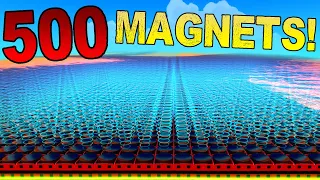 Can a Field of Electromagnets Levitate a Car? And Other Crazy Experiments. - Trailmakers Gameplay