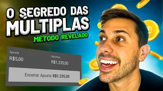 SEGREDO DAS APOSTAS MÚLTIPLAS - DE R$5,00 PARA R$1.235,00