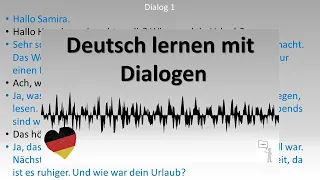 Dialoge A2 - B1. Deutsch lernen durch hören. 4