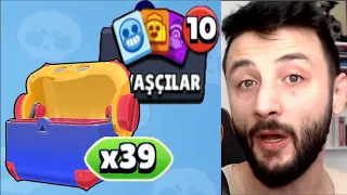 vuuuhuuuğğğ! 39 MEGA AÇTIM! 10 KARAKTER ÇIKTI! Brawl Stars