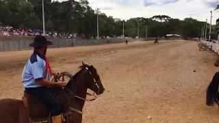 CTG Tropeiro Lagoense laçando o Troféu Encosta do Prata