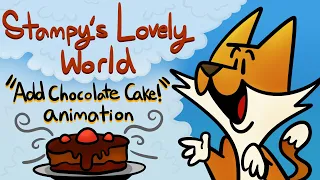 Stampy's Lovely World: "Add Chocolate Cake!" Animation