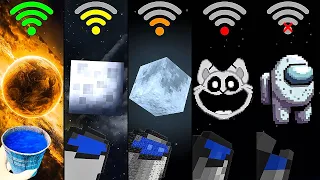 New Physics Using Different Wi-Fi In Minecraft be like