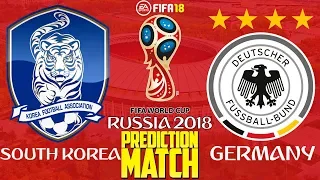 South Korea vs Germany | World Cup 2018 Russia | Prediction Match | FIFA 18