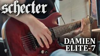 First 7 String Guitar | Schecter Damien Elite-7 | Review & Test