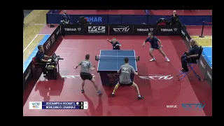 European U21 2024, mixt SF - Elena Zaharia & Darius Movileanu vs Leana Hochart & Hugo Deshamps