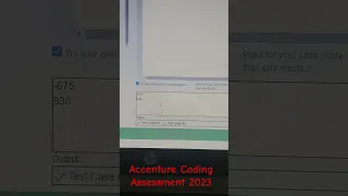 Accenture Coding Assessment || Accenture 2023 || Coding Assessment