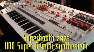 Superbooth 2023  - UDO Super Gemini synthesizer