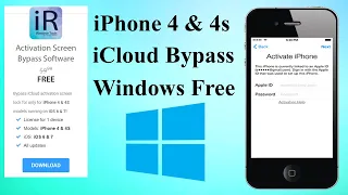 Iphone 4 & 4s Icloud Bypass Windows Free