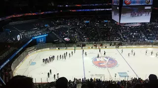 Final Minute Islanders vs Golden Knights 10/30/17