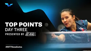 Top Points of Day 3 presented by Shuijingfang | WTT Contender Nova Gorica 2022