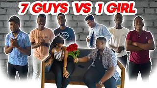 BLIND SPEED DATING : 7 GUYS VS 1 GIRL