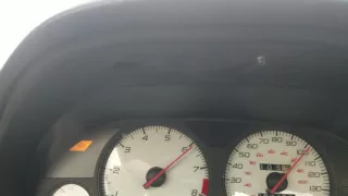 Honda Prelude h22 4th gear thru 5th pull. almost top speed 140mph