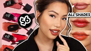 THE VIRAL E.L.F $6 DRUGSTORE LIP STAIN THAT BROKE THE INTERNET | LIP SWATCHES