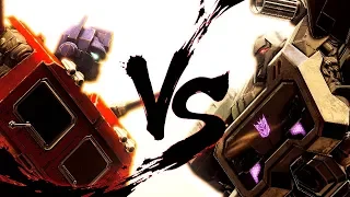 Transformers G1 Optimus Prime VS. Megatron (Remake)