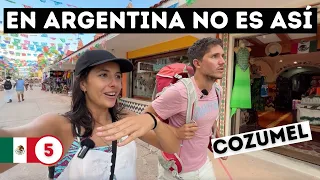 😳 As ARGENTINES we cannot understand this in MEXICO 🌎 Ep.05 [Cozumel]