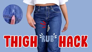 Save Your Jeans! | how to Fix & Prevent thigh rub holes