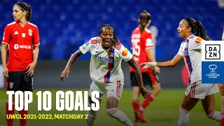 The Top 10 Goals From Matchday 2 Of The 2021-22 UEFA Women's Champions League