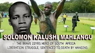 Solomon Mahlangu's Legacy (South Africa 22 yrs Hero Sentenced To Death By Hanging) #SolomonMahlangu