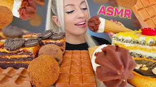 ASMR EATING CHOCOLATE, MILKA, ICE CREAM, CAKE, KINDER, DESSERT, 초콜릿 디저트 (SWEET FOOD) MUKBANG 먹방, 4K