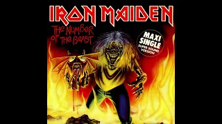 Iron Maiden – The Number Of The Beast - 12" European Maxi-Single Full 1982 45 RPM Vinyl Rip HQ Audio