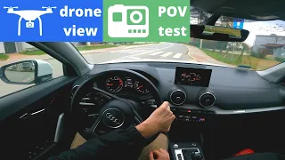 〘2020〙▶ AUDI Q2 CROSSOVER [35 TFSI 150HP] POV test 4K | DRONE