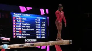 Simone Biles - Balance Beam - 2015 World Championships - Team Final