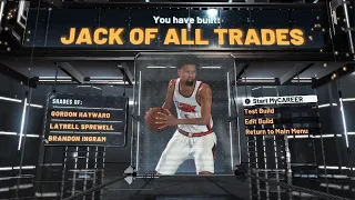 RARE JACK OF ALL TRADES SMALL FORWARD BUILD TUTORIAL!! NBA 2K22 CURRENT GEN PS5 Pt 1