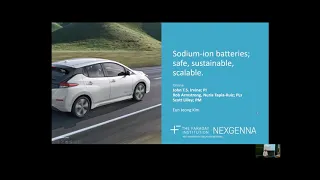 NEXGENNA:  Sodium ion batteries; safe, sustainable, scalable