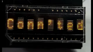 NTP clock using ESP32 and HP HDSP LED alphanumeric display