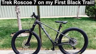 My First Black Trail on 2020 Trek Roscoe 7