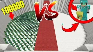 100000 ЗОМБИ VS ПРО  С ПЕРЧАТКОЙ ТАНОСА! МОБ АРЕНА МАЙНКРАФТ! РОЛЕВАЯ ИГРА АРЕНА