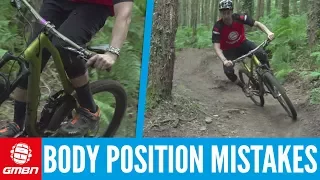 Top 5 Beginner Body Position Mistakes | Mountain Biking 101