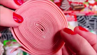 New Yummy Christmas Candy Opening Hubba Bubba Bubble Tape Gum Roll