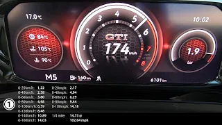 Performance Tests: 2021 Golf GTi (Mk8) DSG with & without Launch Control! 🏁