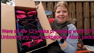Were all the 12 weeks of waiting worth it?? Unboxing my new Atom+ 40l backpack by Atom packs.