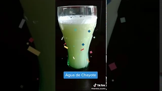 Agua de Chayote para bajar de peso