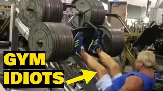 GYM IDIOTS 2020 - Strongest Legs, Tough Guys & More