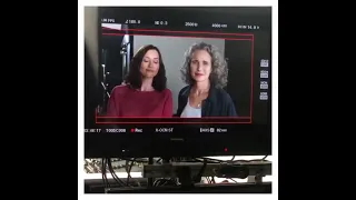 Chyler Leigh and Andie Macdowell behind the scenes of #TheWayHome