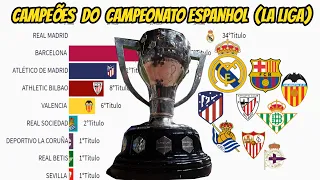 CAMPEÕES DO CAMPEONATO ESPANHOL | LA LIGA (1929 - 2021)