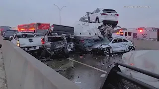 At least 5 dead in massive north Texas pileup with up to 100 vehicles | ABC7