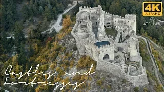 Castle & Fortresses of Italy Showreel | 5K Ultra HD Aerial Drone Video