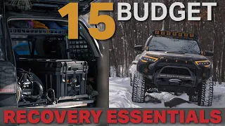 15 BUDGET Recovery Gear Essentials I Carry in my Camping & Overlanding Rig.