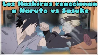 Los Hashiras reaccionan a Naruto vs Sasuke