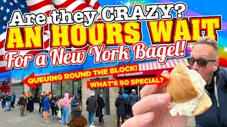 WHY is this The ABSOLUTE BEST BAGEL in NYC? It's SO POPULAR I QUEUED for an HOUR to BUY one!