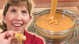 The BEST Caramel Dipping Sauce Ever!